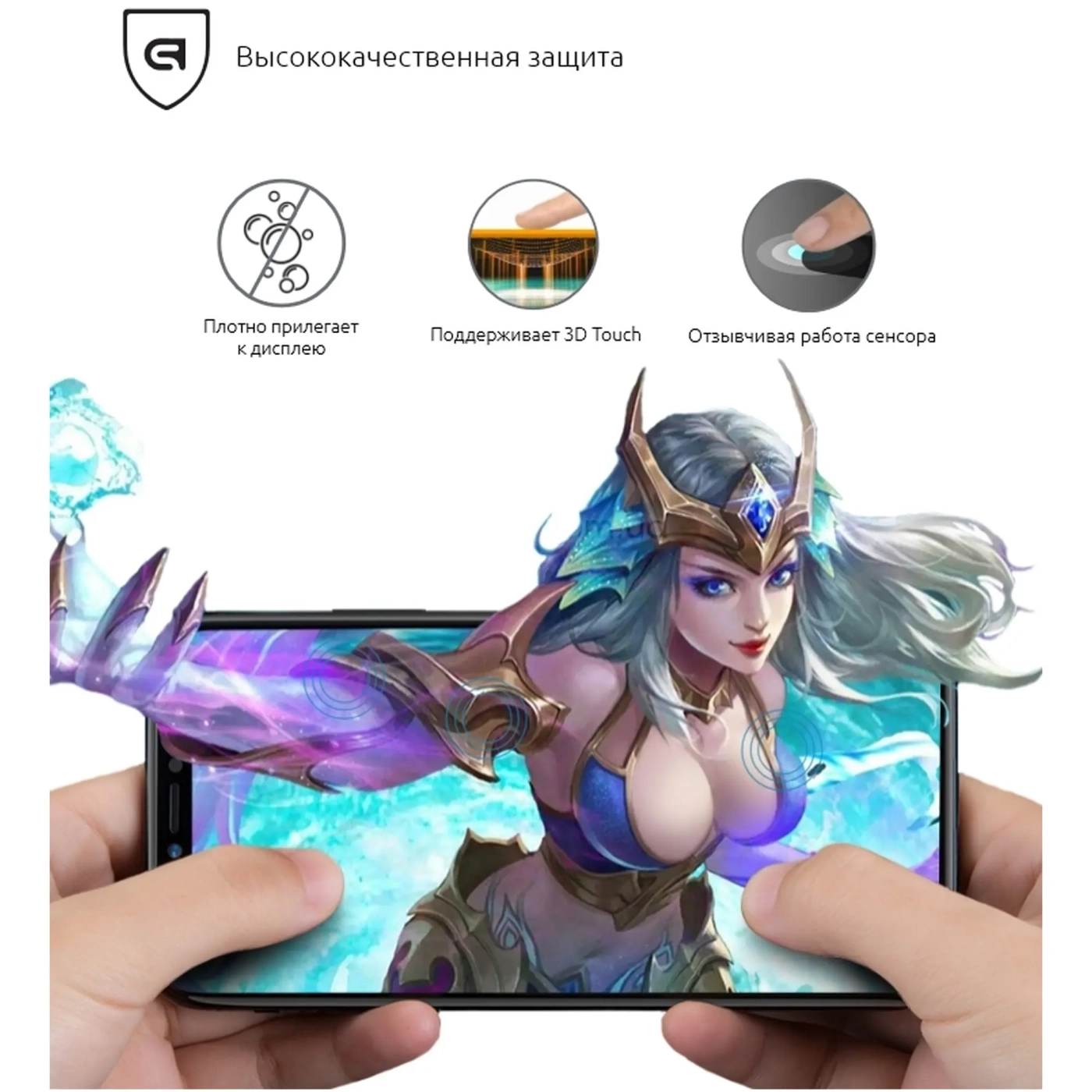 Купить Гидрогелевая пленка ArmorStandart Full Glue Curved для Samsung Note 9 Black (ARM52494-GFG-BK) - фото 3