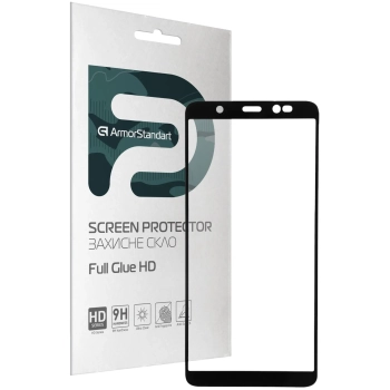 Купить Защитное стекло ArmorStandart Full Glue HD для Tecno POP 4 (BС2) Black (ARM65103) - фото 1