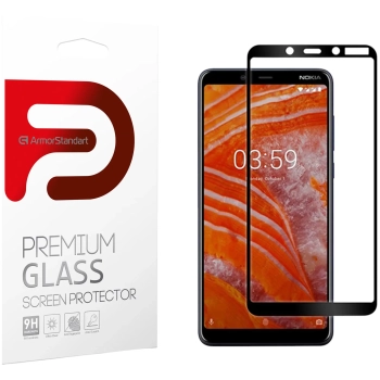 Купить Защитное стекло ArmorStandart Full Glue для Nokia 1 Plus Black (ARM55441-GFG-BK) - фото 1