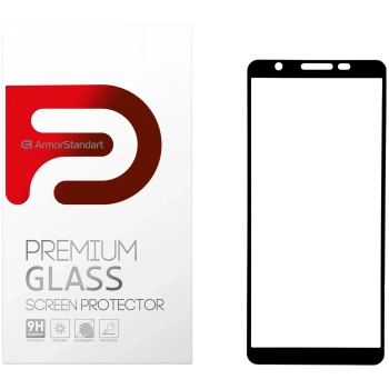 Купить Защитное стекло ArmorStandart Full Glue для Samsung A01 Core (A013F) Black (ARM57291) - фото 1