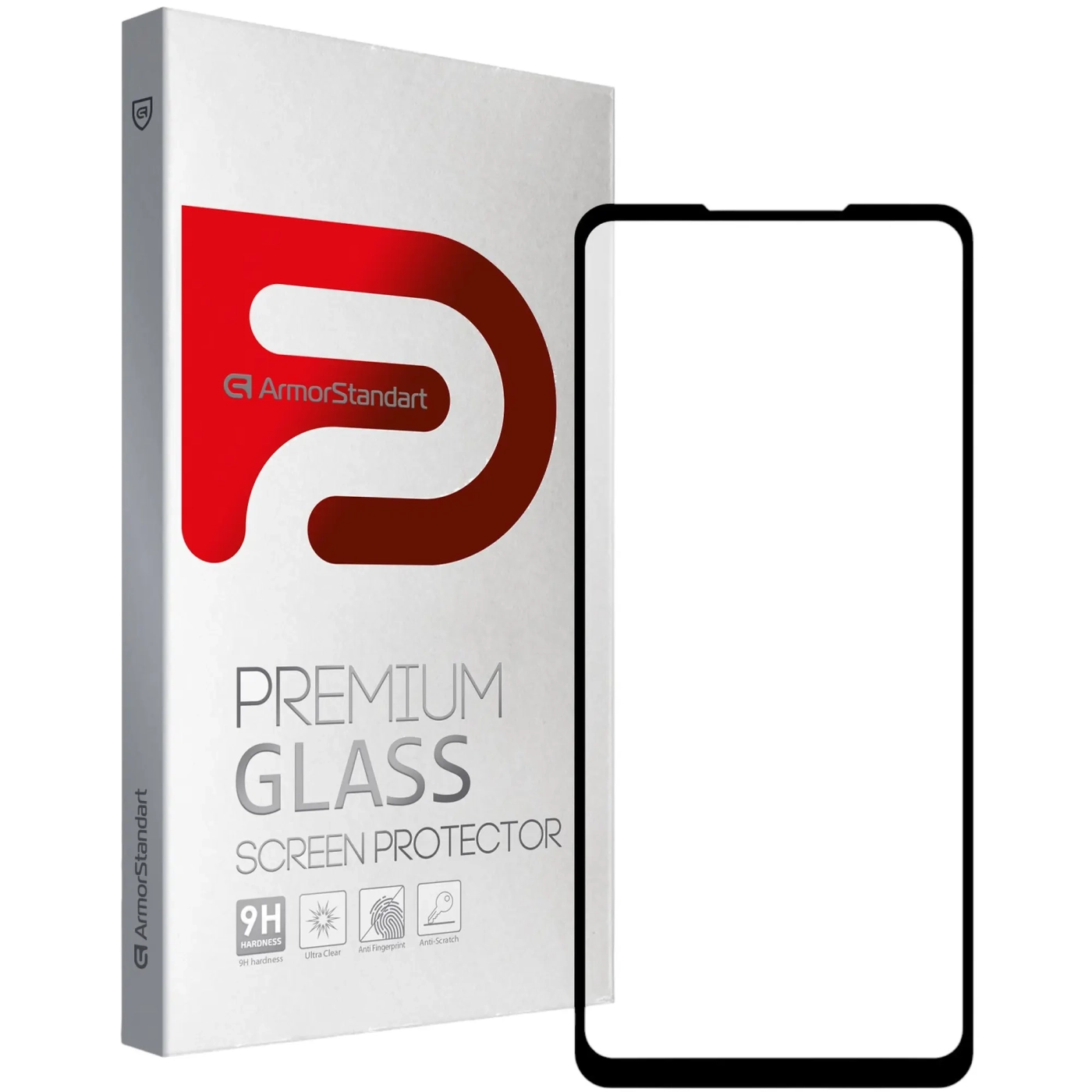 Купити Захисне скло ArmorStandart Full Glue для Samsung A21s (A217) Black (ARM56261-GFG-BK) - фото 1