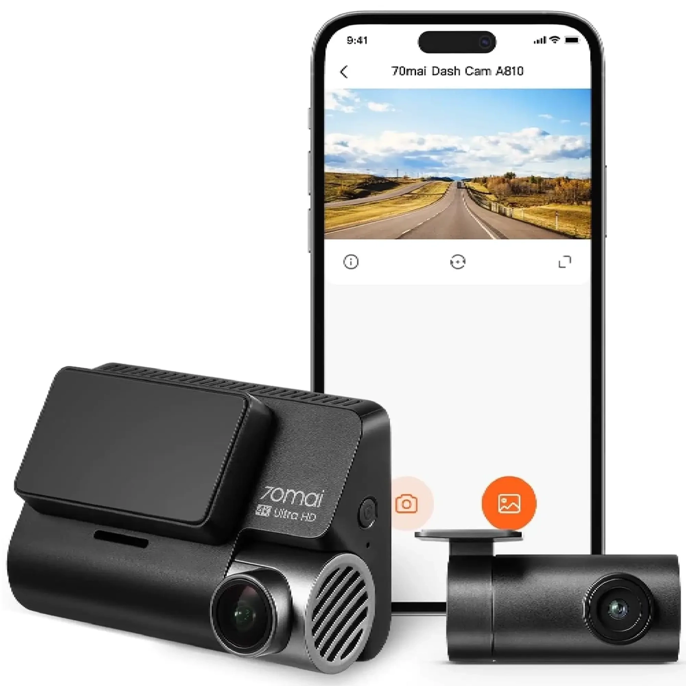 Купить Видеорегистратор 70mai HDR Dash Cam Set 4K A810-2 - фото 5