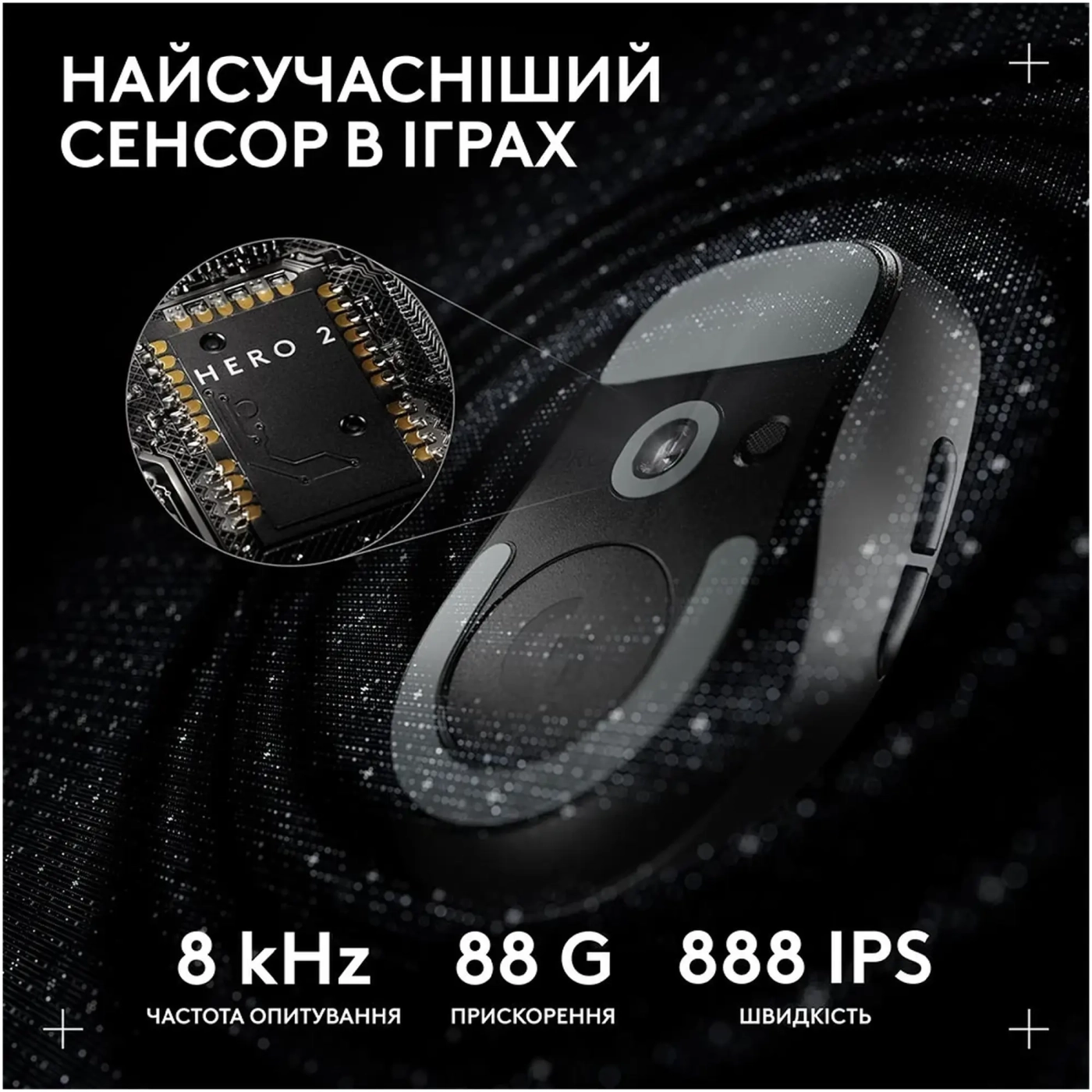 Купить Мышь Logitech G Pro X Superlight 2 Dex Lightspeed Wireless Black (910-007357) - фото 4