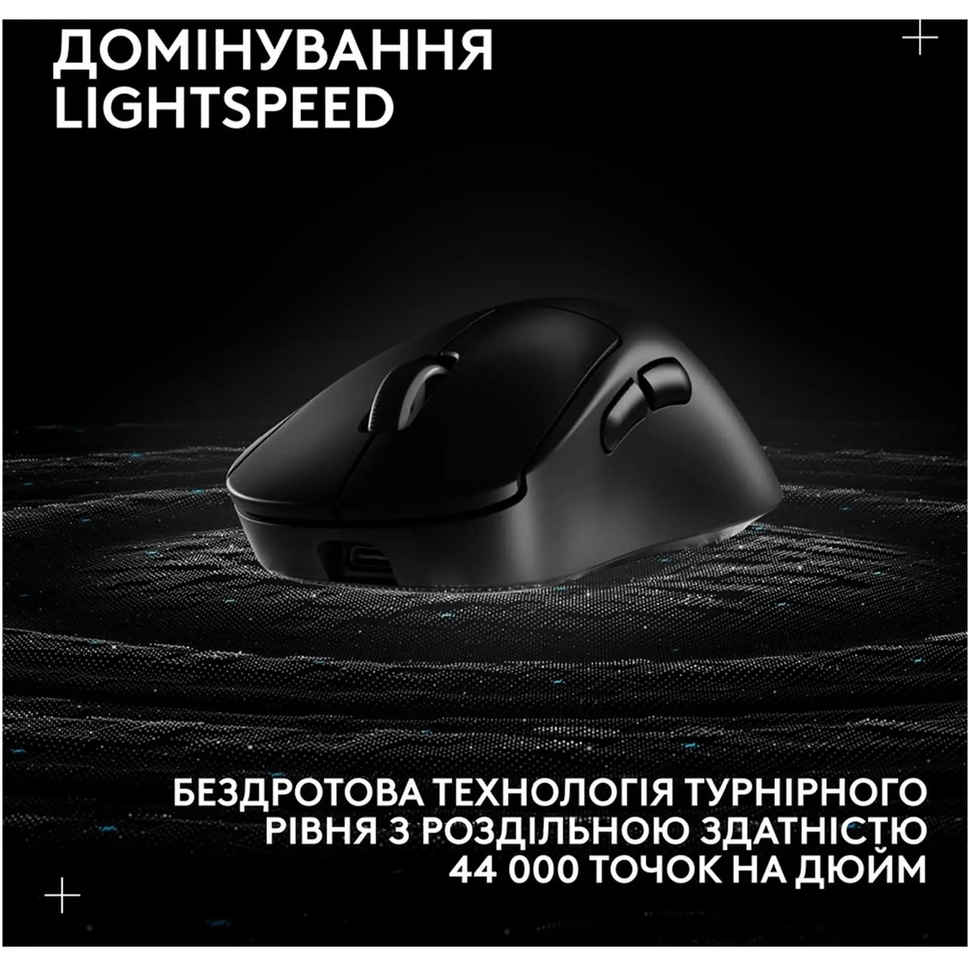 Купить Мышь Logitech G Pro X Superlight 2 Dex Lightspeed Wireless Black (910-007357) - фото 5