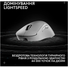 Купити Мишка Logitech G Pro X Superlight 2 Dex Lightspeed Wireless White (910-007365) - фото 7