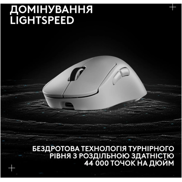 Купити Мишка Logitech G Pro X Superlight 2 Dex Lightspeed Wireless White (910-007365) - фото 7