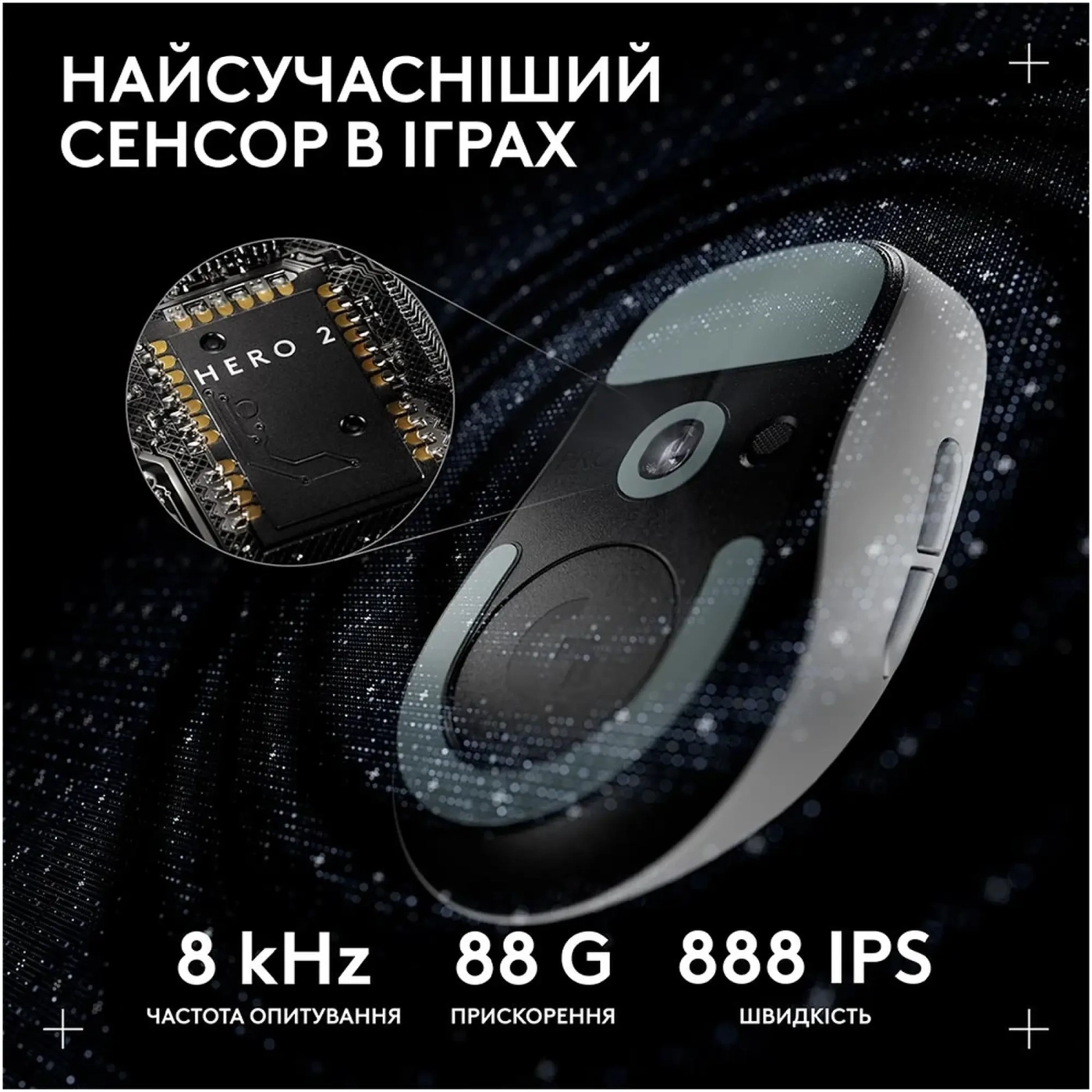 Купити Мишка Logitech G Pro X Superlight 2 Dex Lightspeed Wireless White (910-007365) - фото 8
