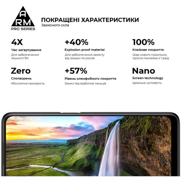 Купити Захисне скло ArmorStandart Pro для OPPO A55 4G (ARM61035) - фото 4