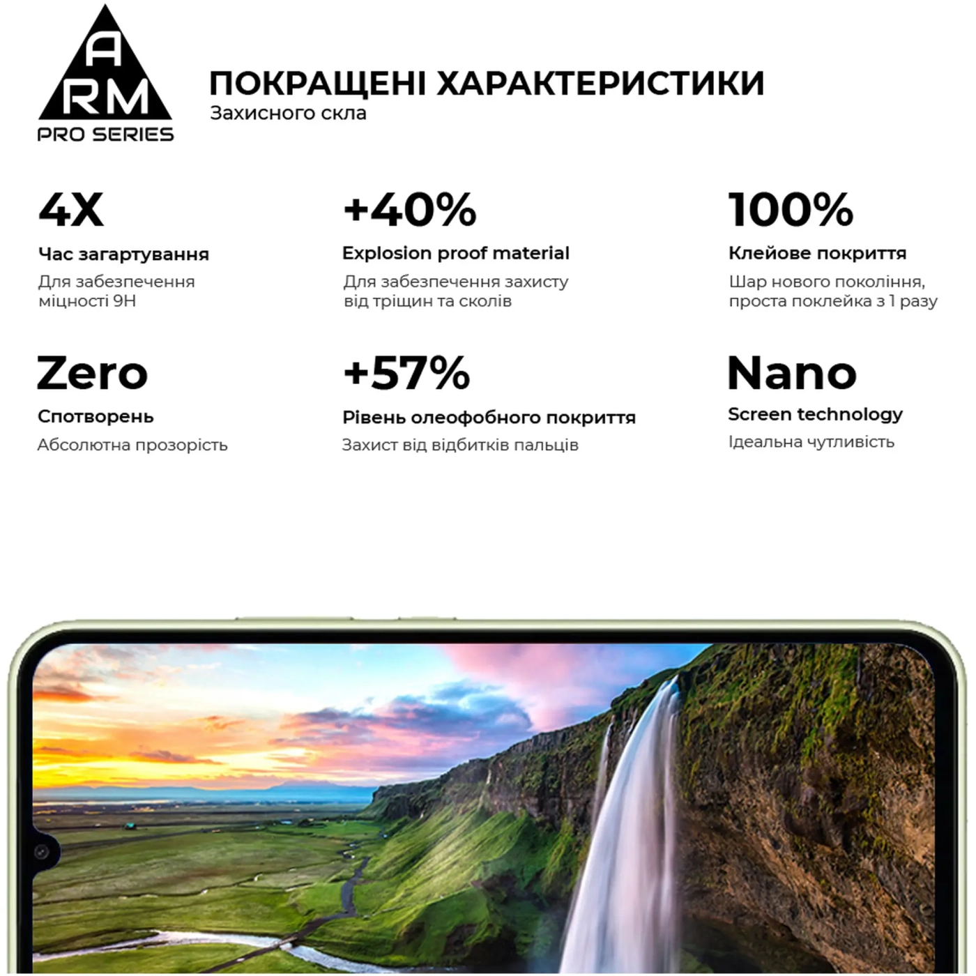 Купить Защитное стекло ArmorStandart Pro для Samsung A34 5G (A346) (ARM66207) - фото 2