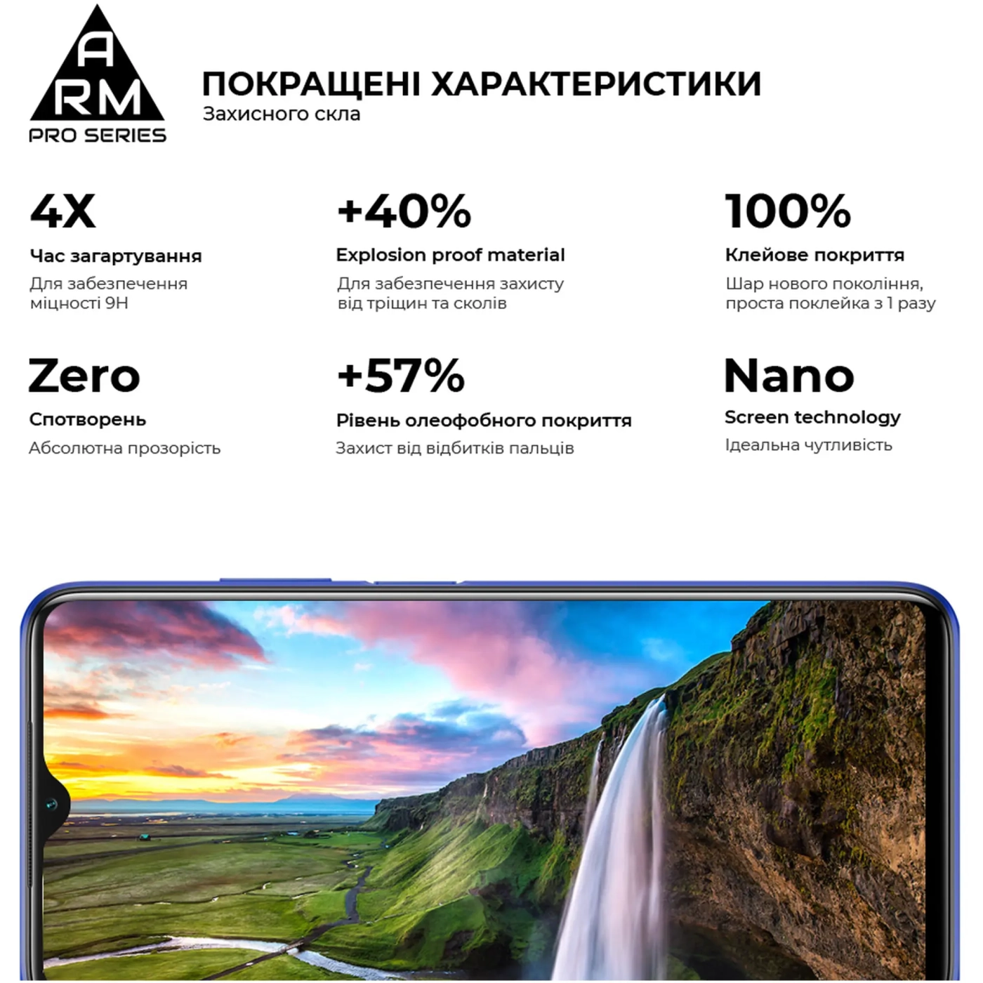 Купить Защитное стекло ArmorStandart Pro для Xiaomi Poco M3 (ARM57956) - фото 3