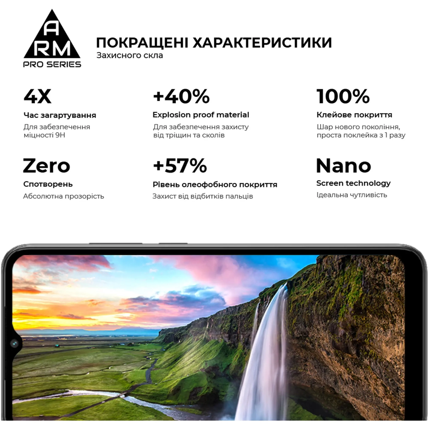 Купити Захисне скло ArmorStandart Pro для Xiaomi Redmi A2 / A2+ (ARM66569) - фото 4