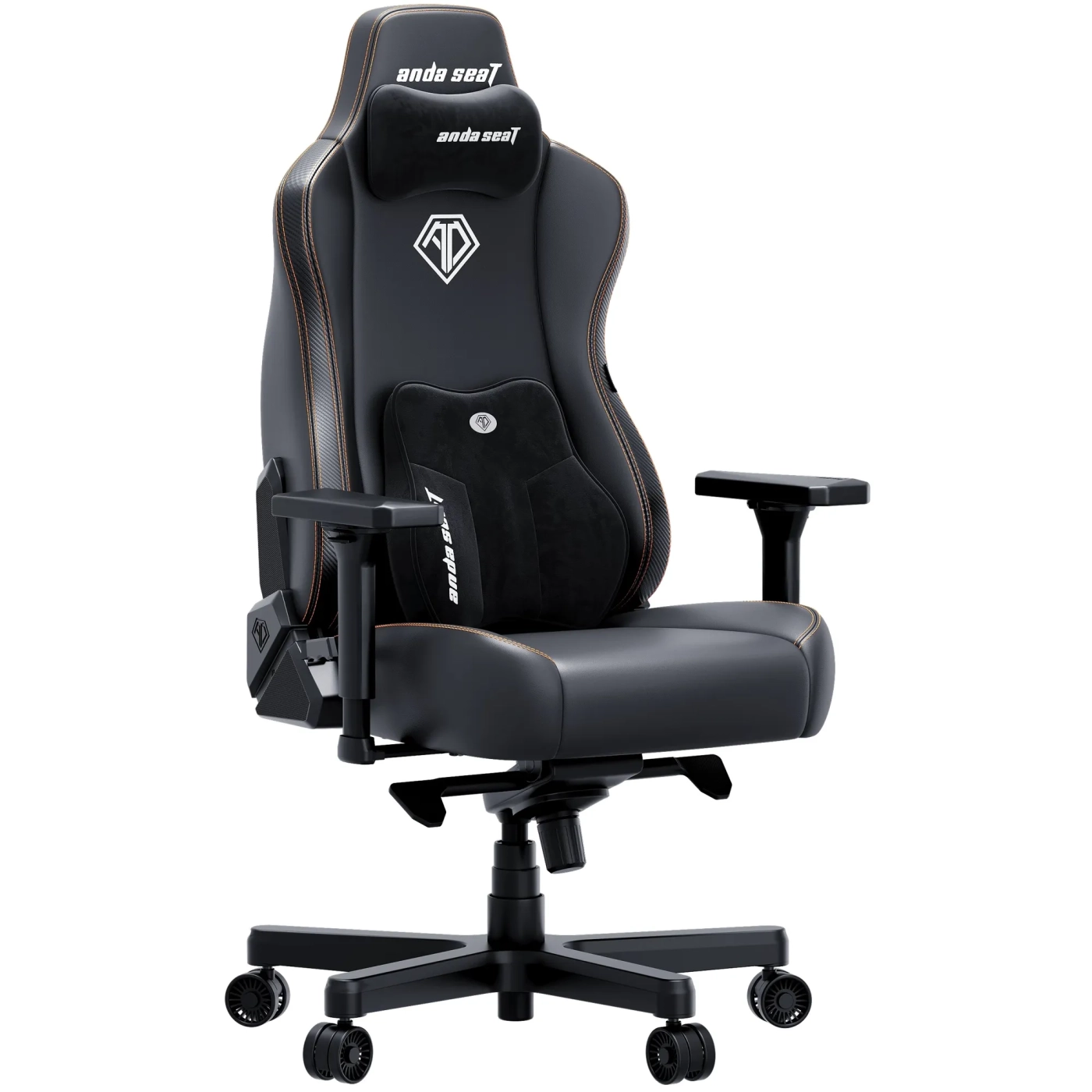 Купить Кресло для геймеров Anda Seat Kaiser 3E XL Black PVC (AD23YC-XL-08-B-PV/C-B01) - фото 3