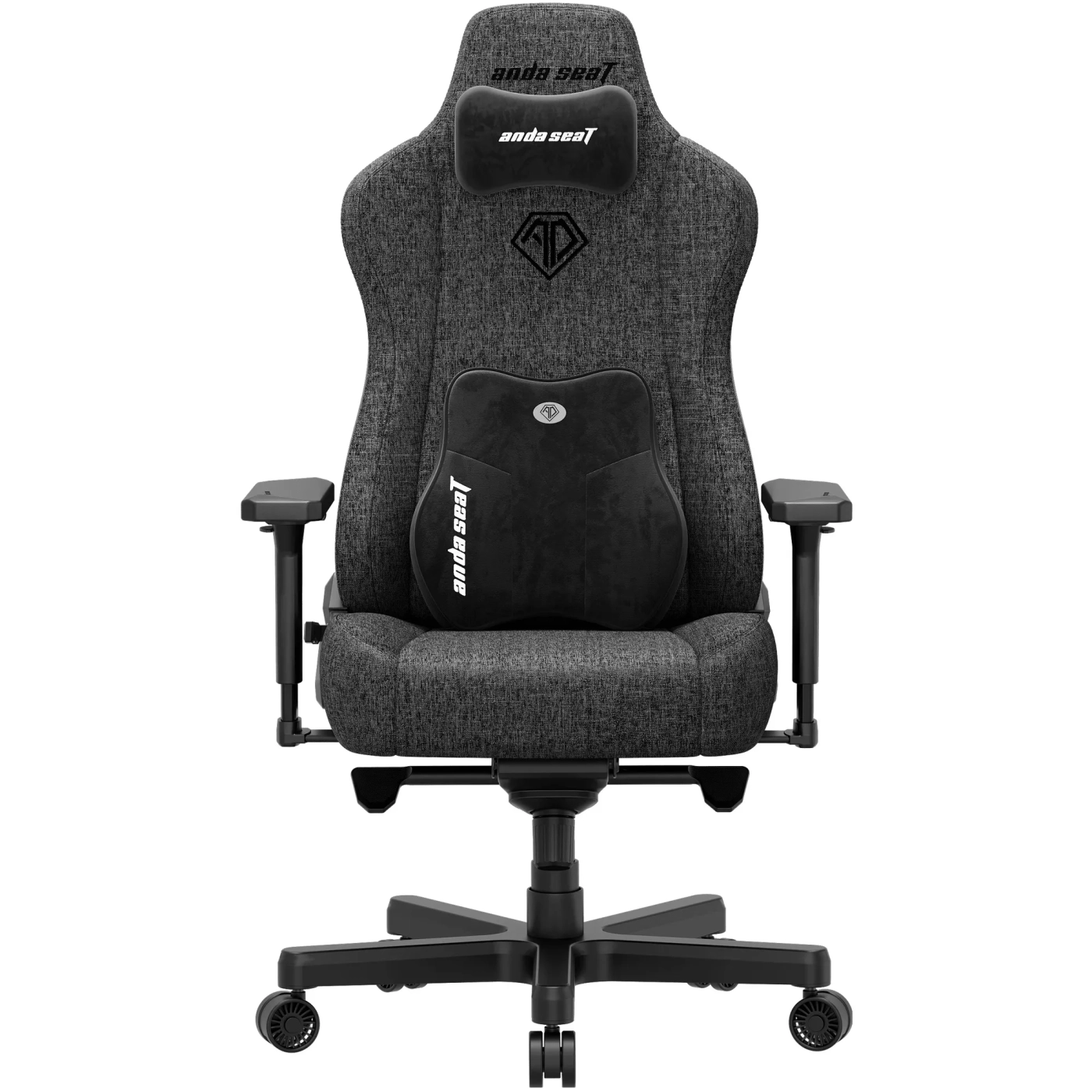 Купить Кресло для геймеров Anda Seat Kaiser 3E XL Dark Grey Fabric (AD23YC-XL-09-GB-CF-G01) - фото 1