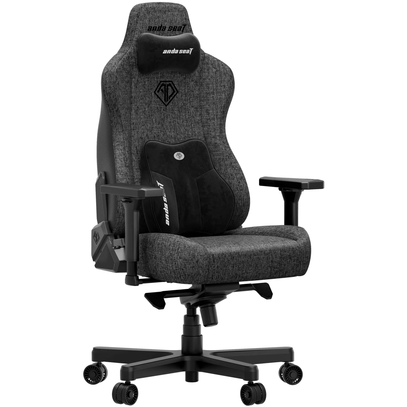 Купить Кресло для геймеров Anda Seat Kaiser 3E XL Dark Grey Fabric (AD23YC-XL-09-GB-CF-G01) - фото 2