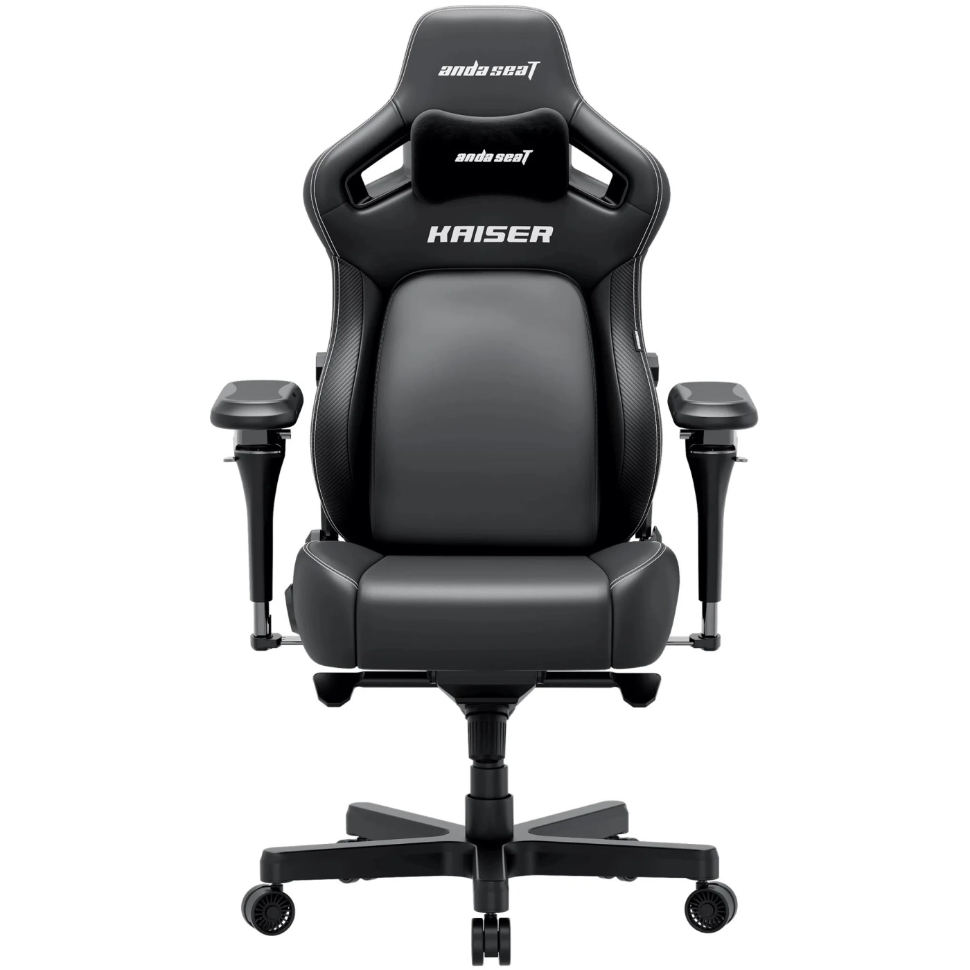 Купить Кресло для геймеров Anda Seat Kaiser 4 V2 XL Black PVC (AD12YDDC-XLL-20-B-PV/C-03) - фото 1