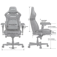 Купить Кресло для геймеров Anda Seat Kaiser 4 V2 XL Black PVC (AD12YDDC-XLL-20-B-PV/C-03) - фото 9