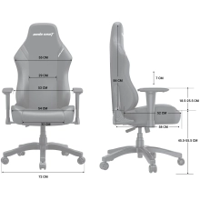 Купить Кресло для геймеров Anda Seat Luna L Dark Gray Fabric (AD18-44-GB-F) - фото 10
