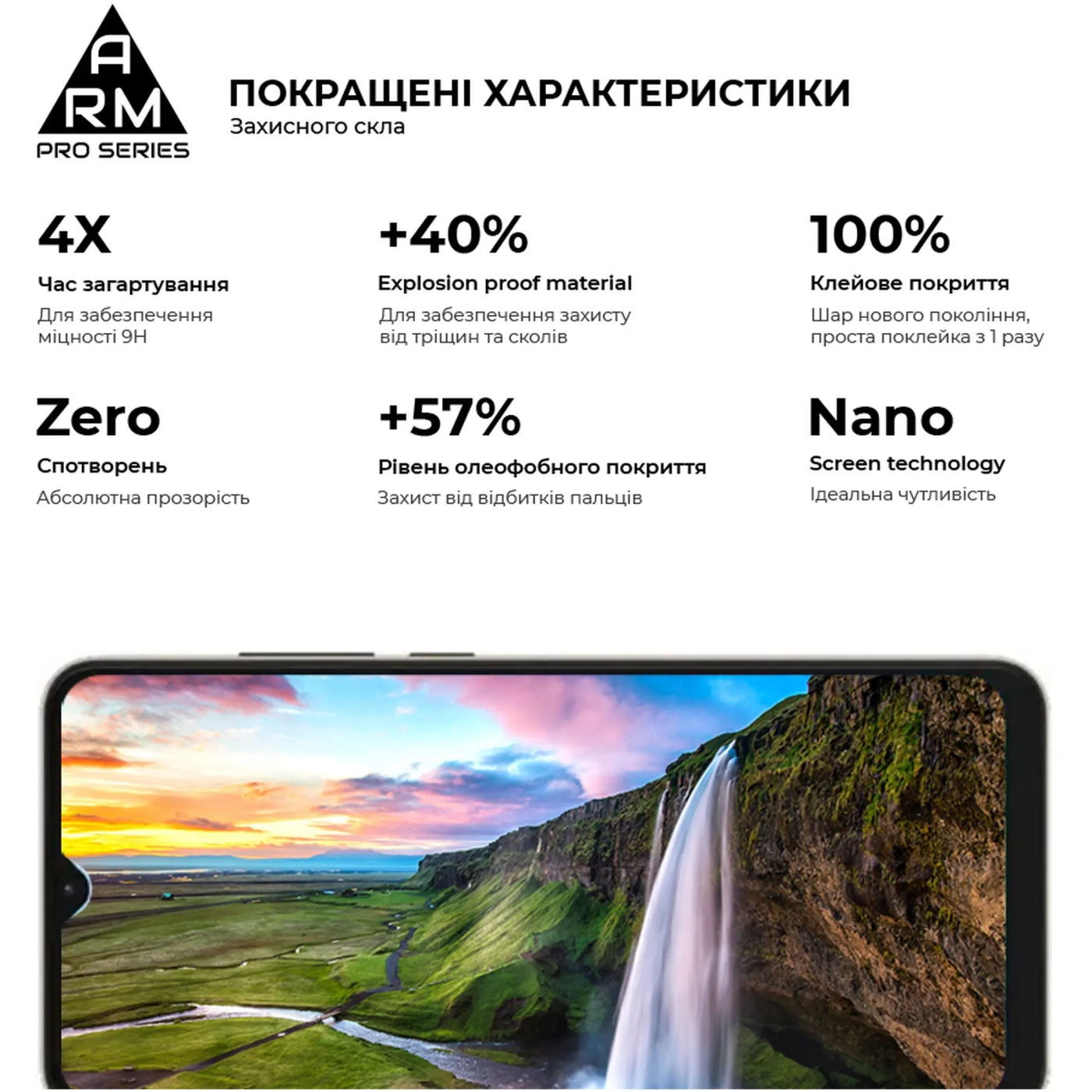 Купити Захисне скло ArmorStandart Pro для ZTE Blade A52 (ARM63117) - фото 3