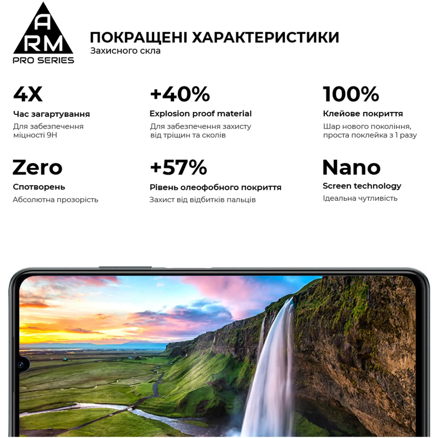 Купити Захисне скло ArmorStandart Pro для ZTE Blade A72s (ARM68739) - фото 3