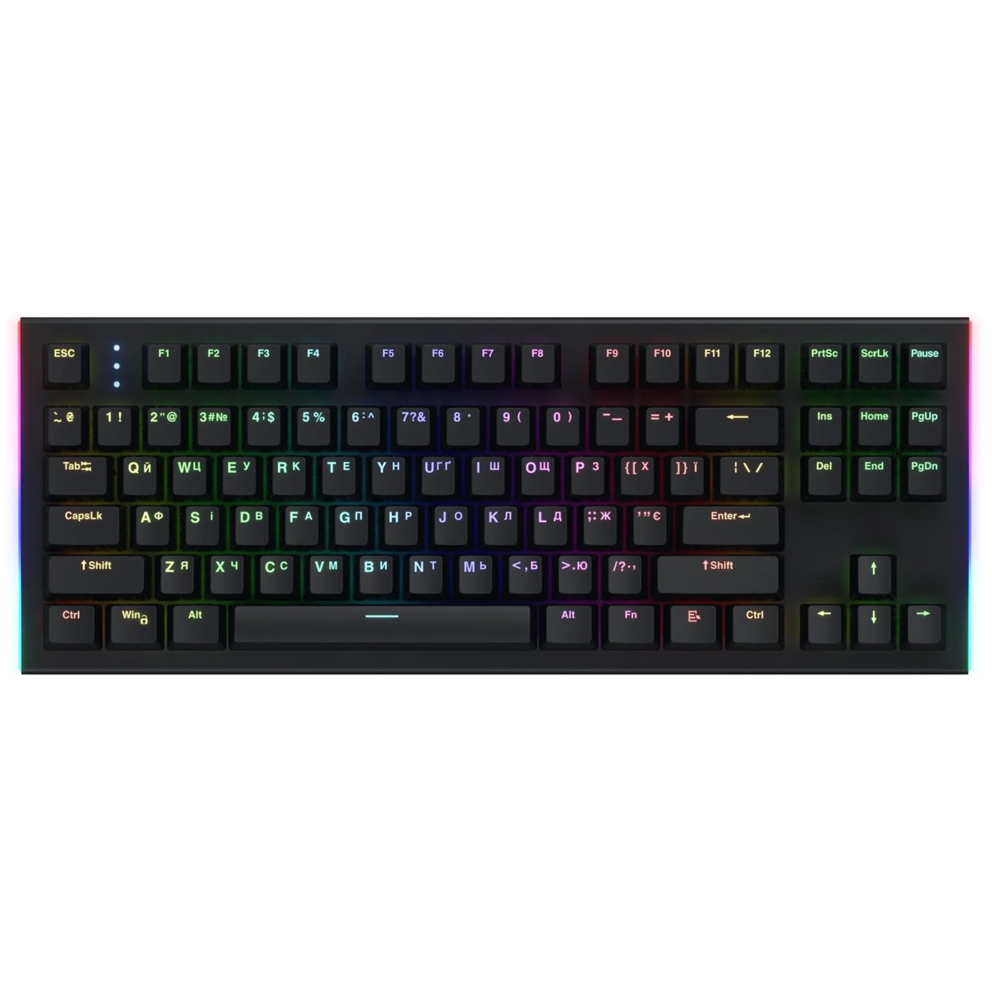 Купить Клавиатура HATOR Gravity X TKL Orange Linear Rev.2.0 EN Black (HTK550) - фото 1