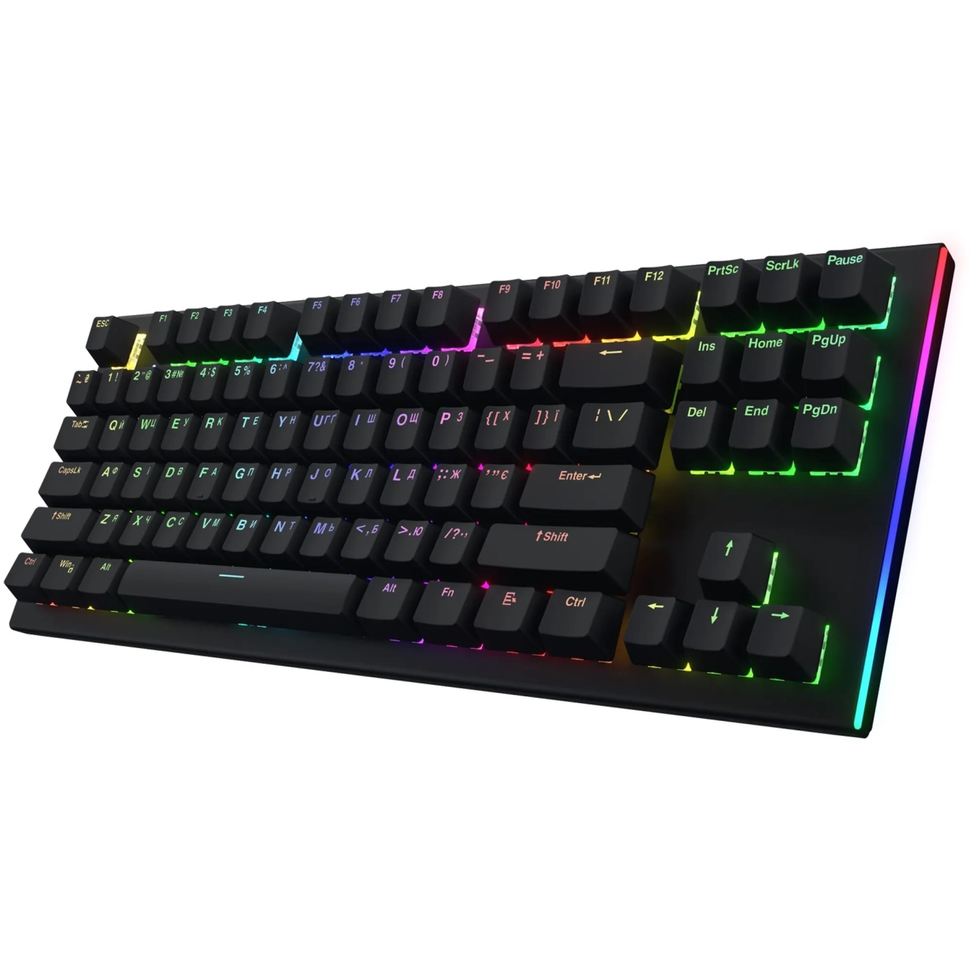 Купить Клавиатура HATOR Gravity X TKL Orange Linear Rev.2.0 EN Black (HTK550) - фото 2