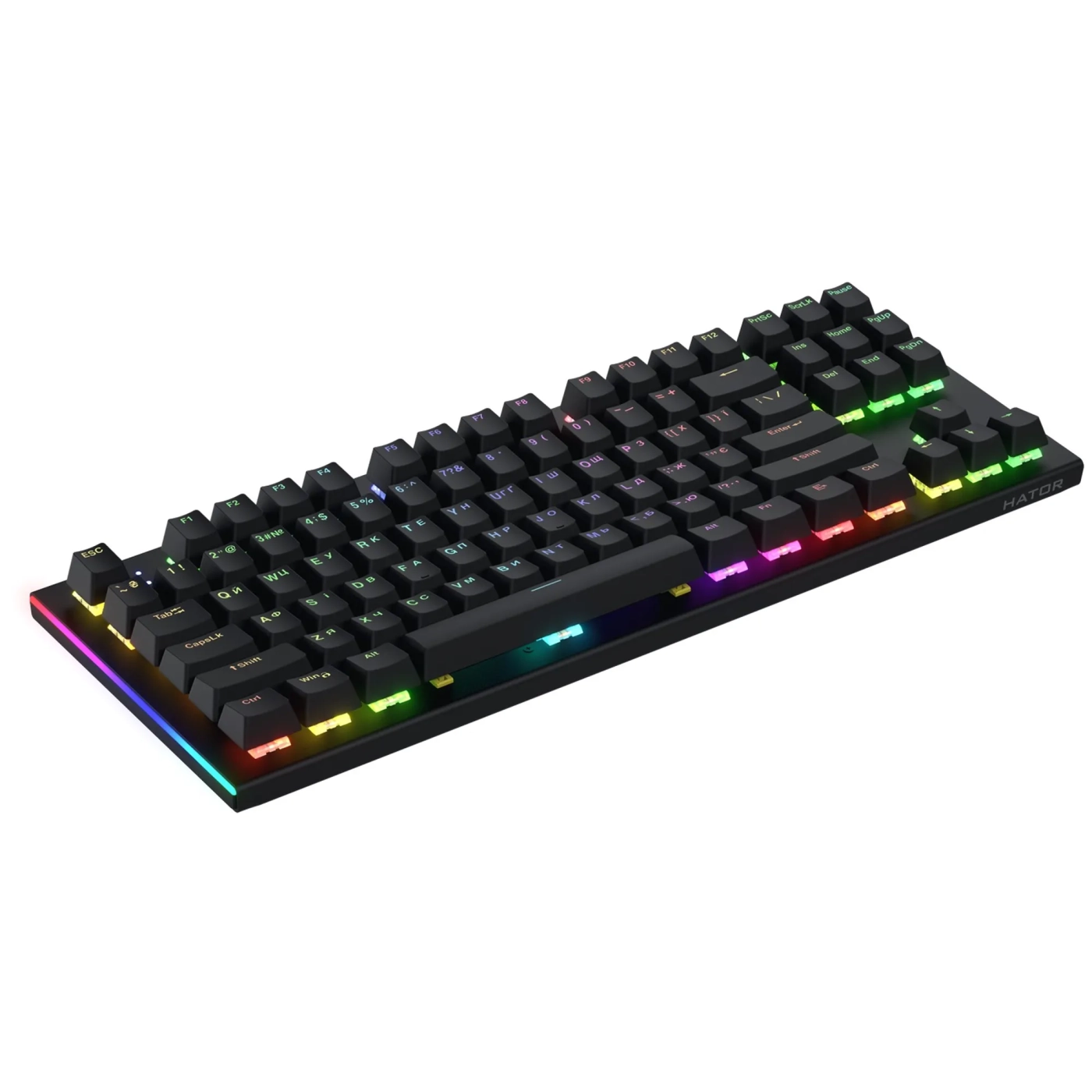 Купить Клавиатура HATOR Gravity X TKL Orange Linear Rev.2.0 EN Black (HTK550) - фото 3