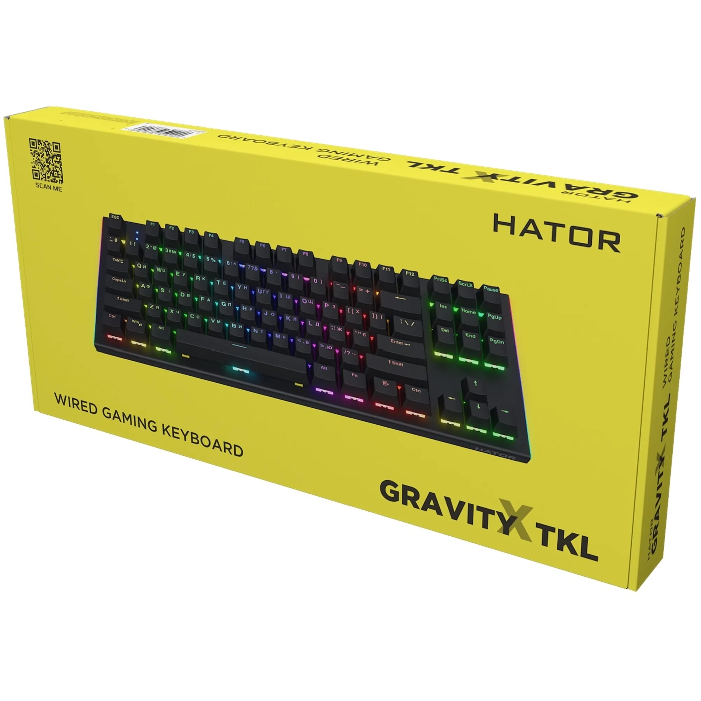 Купить Клавиатура HATOR Gravity X TKL Orange Linear Rev.2.0 EN Black (HTK550) - фото 6