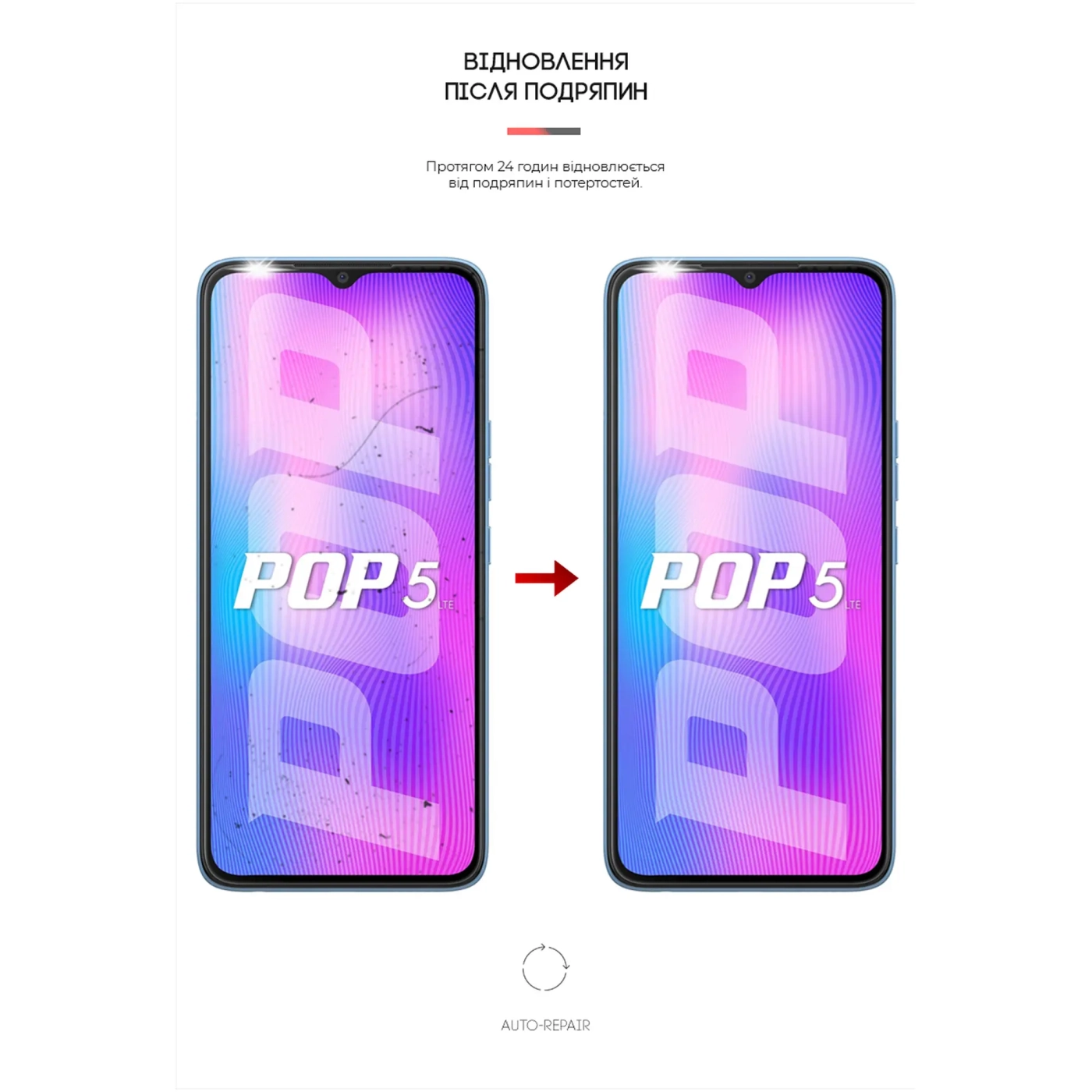 Купить Гидрогелевая пленка ArmorStandart для Tecno Pop 5 LTE (BD4) (ARM63669) - фото 3