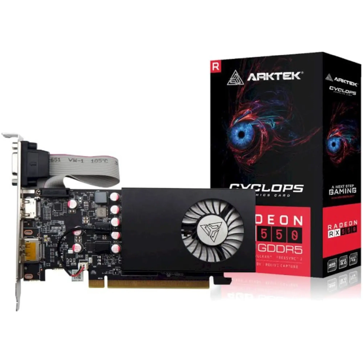 Купити Відеокарта Arktek AMD Radeon RX 550 4G (AKR550D5S4GL1) - фото 3