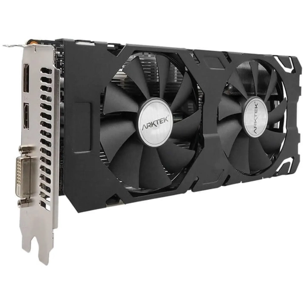 Купити Відеокарта Arktek Nvidia GeForce GTX 1660 Ti DUAL FAN 6GB GDDR6 (AKN750TiD5S2GH1) - фото 2