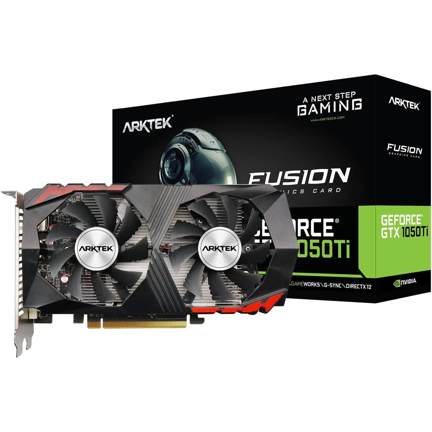 Купити Відеокарта Arktek Nvidia GeForce GTX 1050 TI Dual Fan 4GB GDDR5 (AKN1050TiD5S4GH1) - фото 4