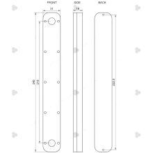 Купить Терминал Alphacool Stealkey CubeTube 240 mm (SW10117) - фото 7