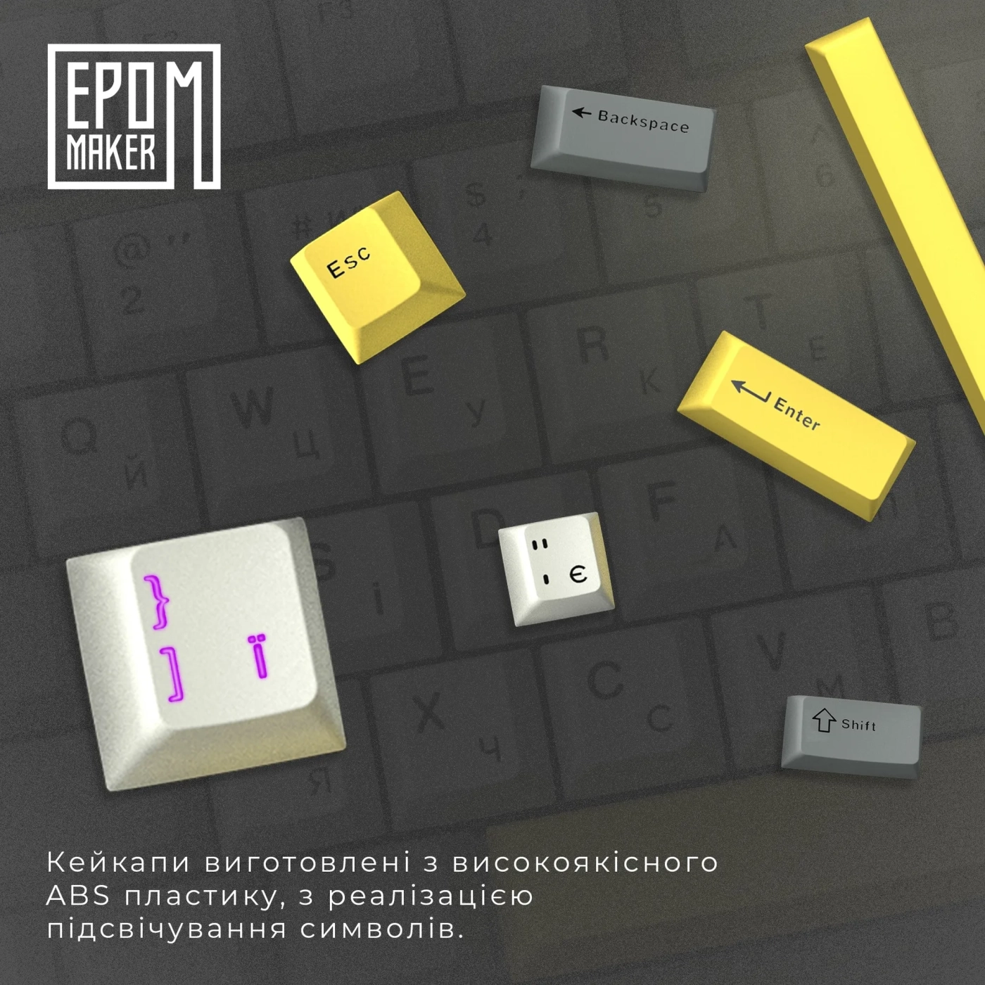 Купить Клавиатура Epomaker EP64 Mulan Black (EP64-B-M) - фото 4