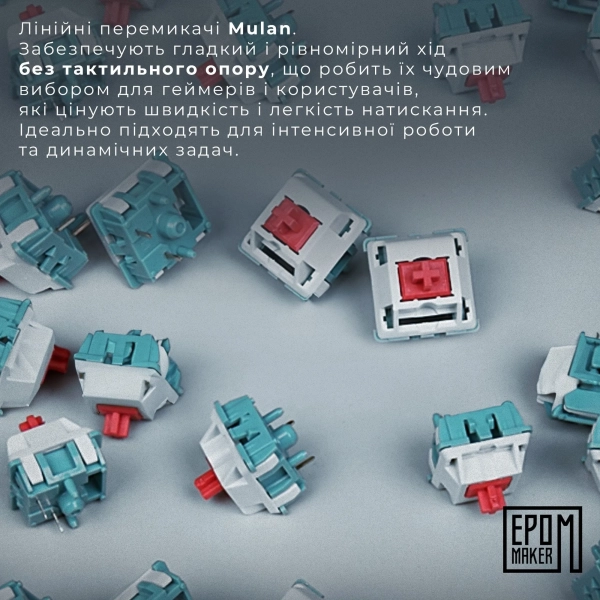 Купить Клавиатура Epomaker EP64 Mulan Black (EP64-B-M) - фото 16