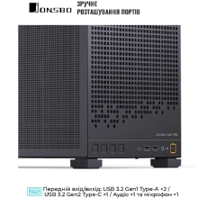 Купити Корпус Jonsbo D32 PRO MESH Black - фото 6