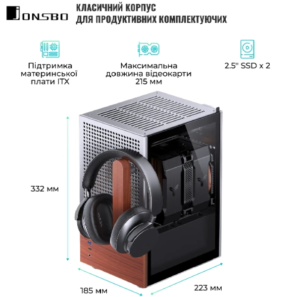 Купить Корпус Jonsbo T6 Silver - фото 7
