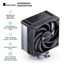 Купити Процесорний кулер Jonsbo CR-1000 MAX Black - фото 4