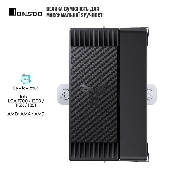 Купити Процесорний кулер Jonsbo CR-1000 MAX Black - фото 6