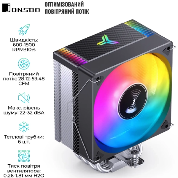 Купити Система водяного охолодження Jonsbo CR-1000 MAX ARGB Black - фото 3