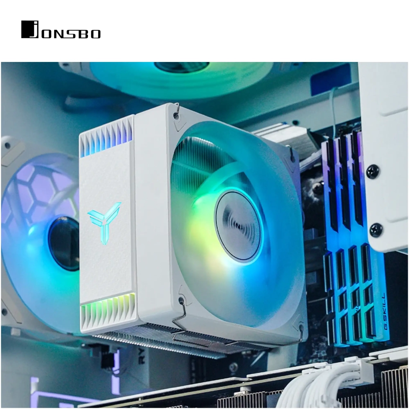 Купить Система водяного охлаждения Jonsbo CR-1000 MAX ARGB White - фото 8