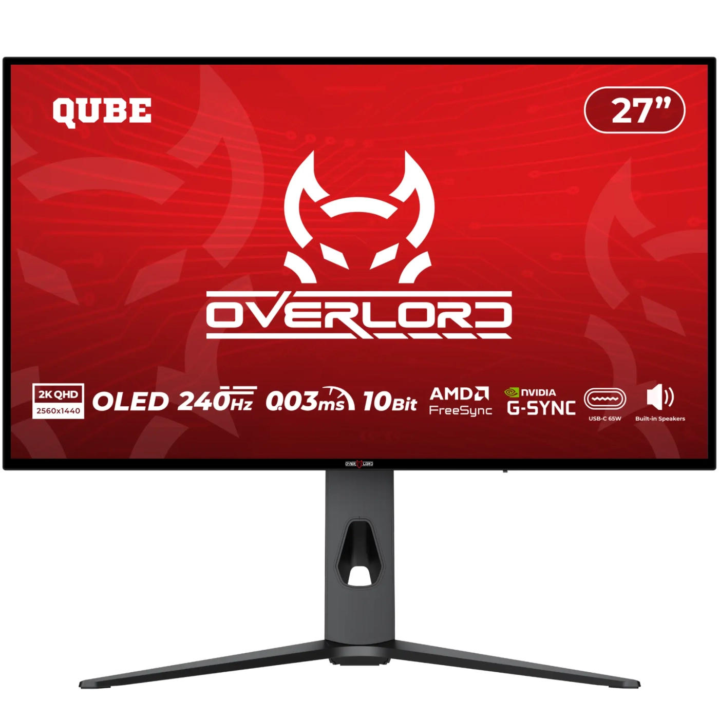 Купити Монітор 27" Qube Overlord OLED OG27Q240HC - фото 1