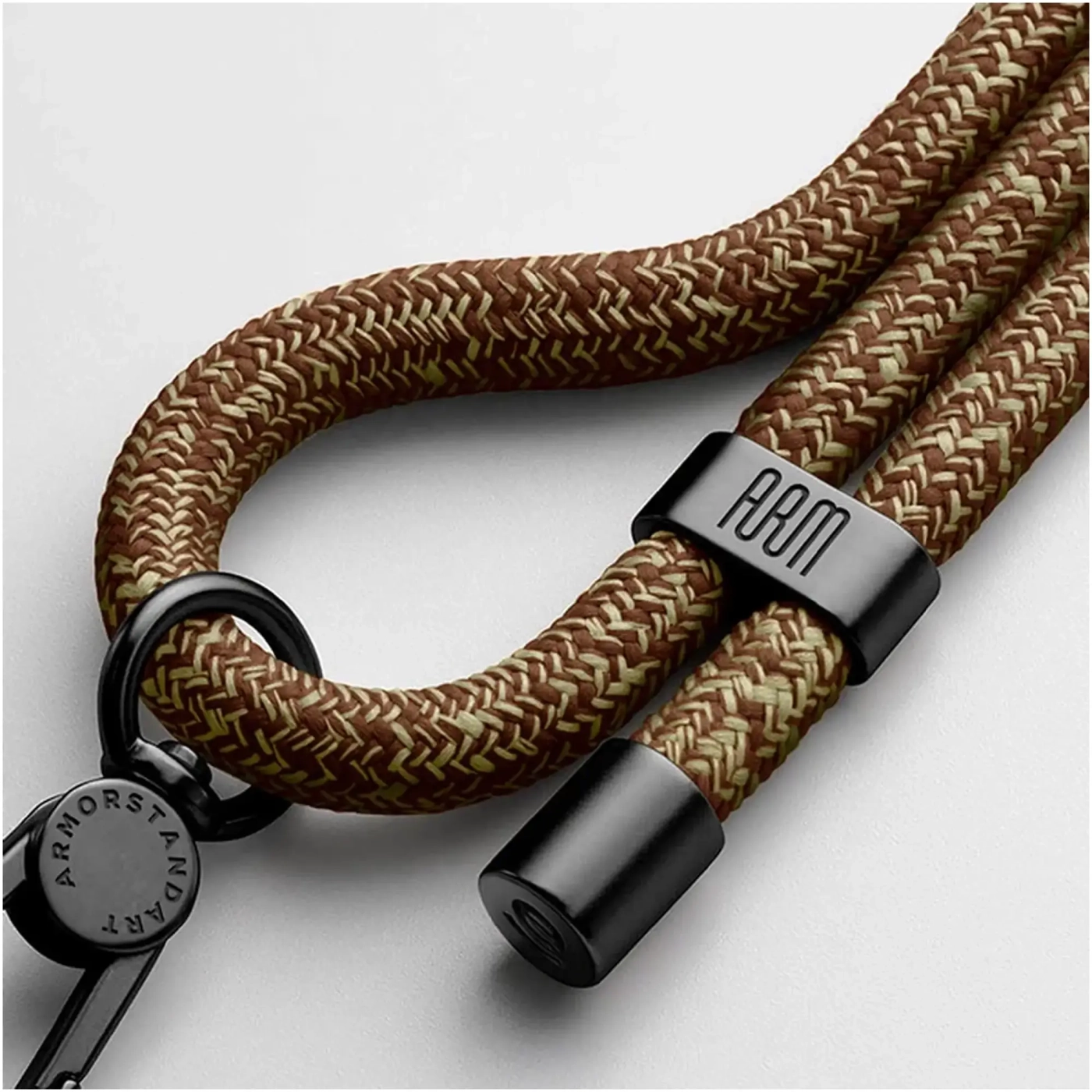 Купити Ремінець для смартфона ArmorStandart Rope Black Amber with Clear holder (ARM67204) - фото 2