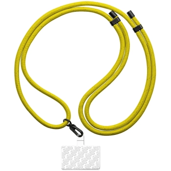 Купити Ремінець для смартфона ArmorStandart Rope Black Sunflower with Clear holder (ARM67201) - фото 1