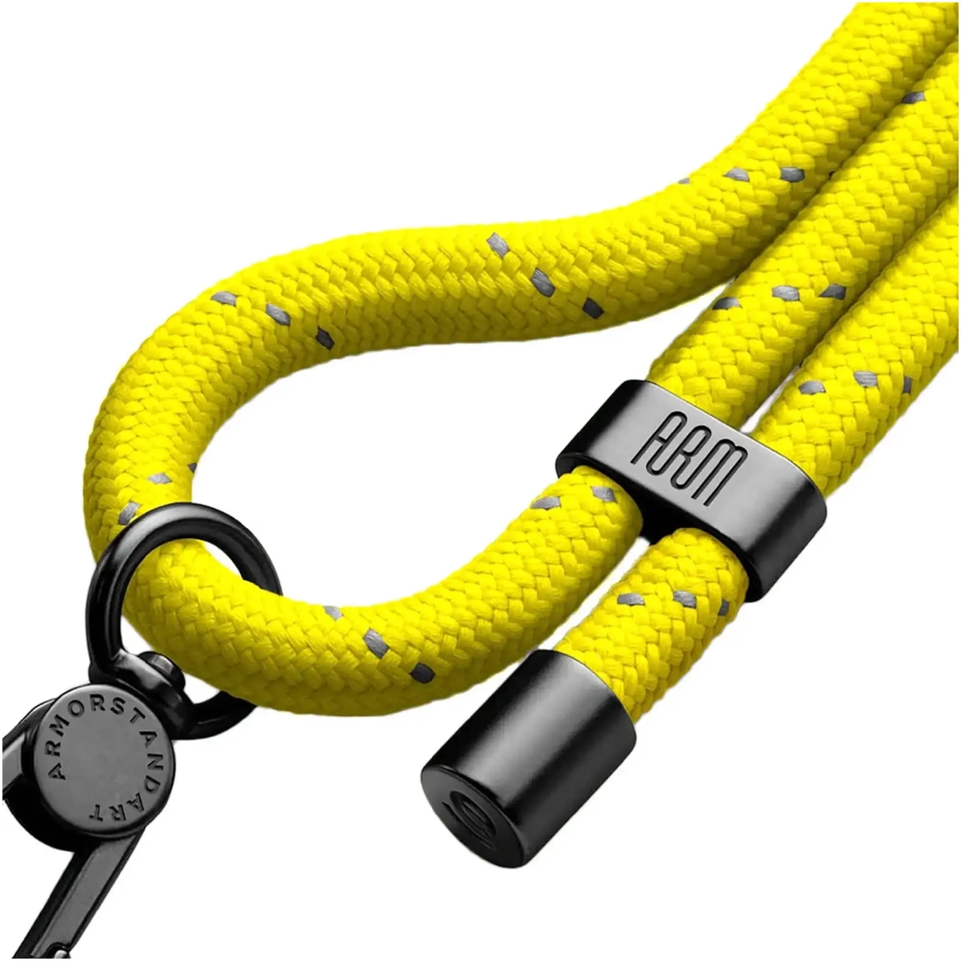 Купити Ремінець для смартфона ArmorStandart Rope Black Sunflower with Clear holder (ARM67201) - фото 2