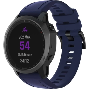 Купити Ремінець Armorstandart Silicone для Garmin 20mm Dark Blue (ARM60810) - фото 1