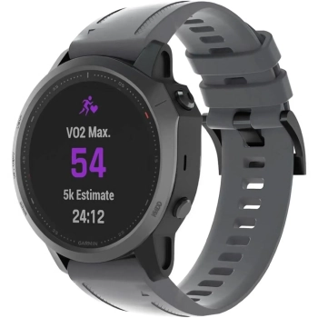 Купити Ремінець Armorstandart Silicone для Garmin 20mm Grey (ARM60812) - фото 1