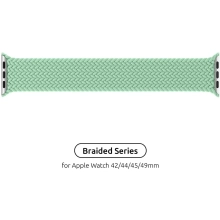 Купити Ремінець ArmorStandart Braided Solo Loop для Apple Watch 49/46/45/44/42 (Series 1-3) Mint Size 6 (148 mm) (ARM64913) - фото 2