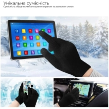 Купити Рукавички для сенсорних екранів Armorstandart Melange Black size XL (ARM59874) - фото 3