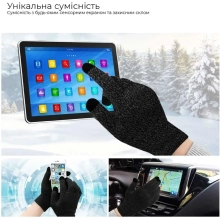 Купити Рукавички для сенсорних екранів Armorstandart Melange Grey/Black size L (ARM59867) - фото 3