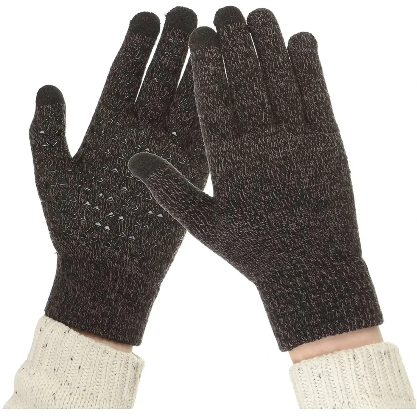 Купити Рукавички для сенсорних екранів Armorstandart Melange Grey/Black size L (ARM59867) - фото 4